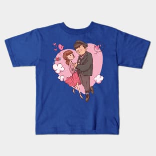 couple lover dancing Kids T-Shirt